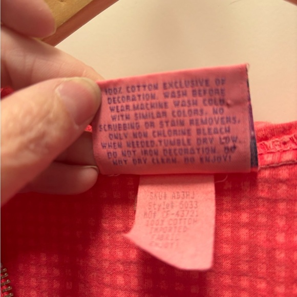 90’s Fresh Produce jacket. Adult S, 100% cotton, approx 24 ptp - Picture 3 of 5